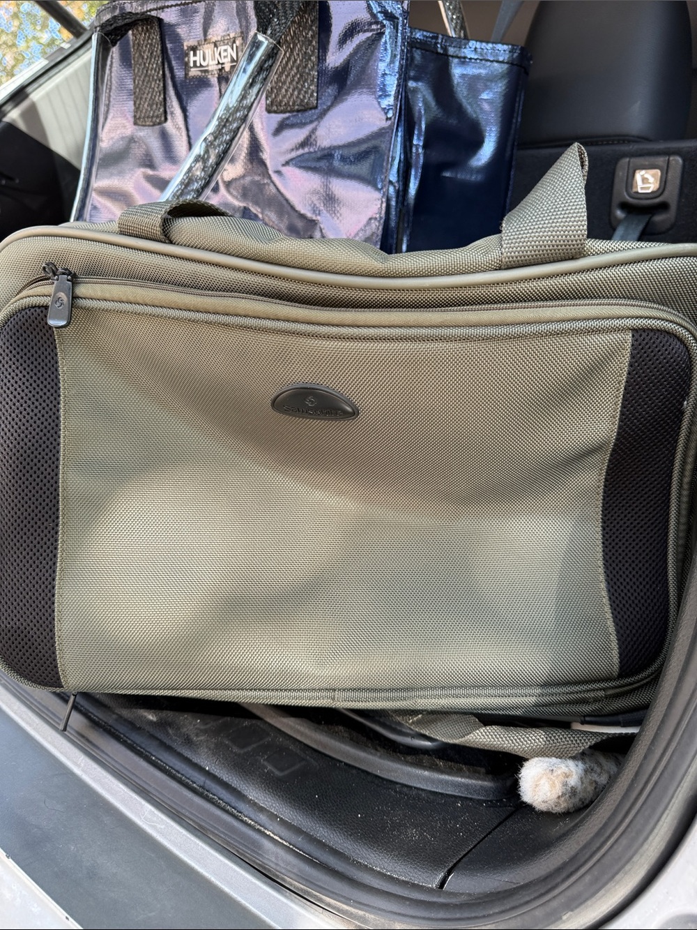 Travel Briefcase Bag in Olive Green - samsomite